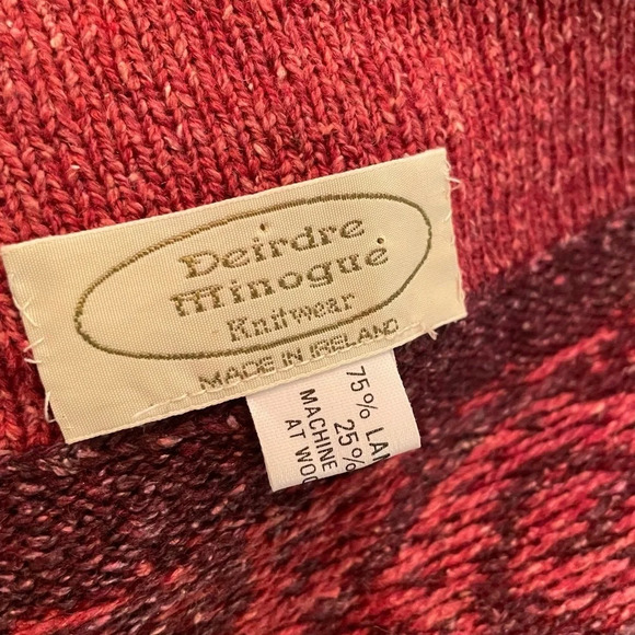 Deirdre Minogue Knitwear Silk & Wool Blend Cardigan Sweater Made in Ireland - Picture 2 of 13